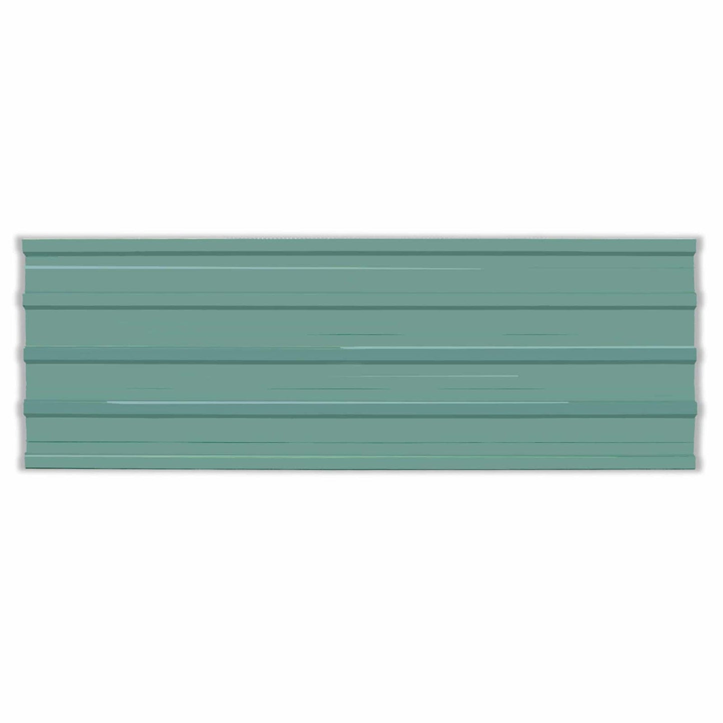 Dakpaneel 12 pcs Groen 129 x 45 cm Gegalvaniseerd staal is nu te koop bij PeponiXL, paradijselijk wonen!