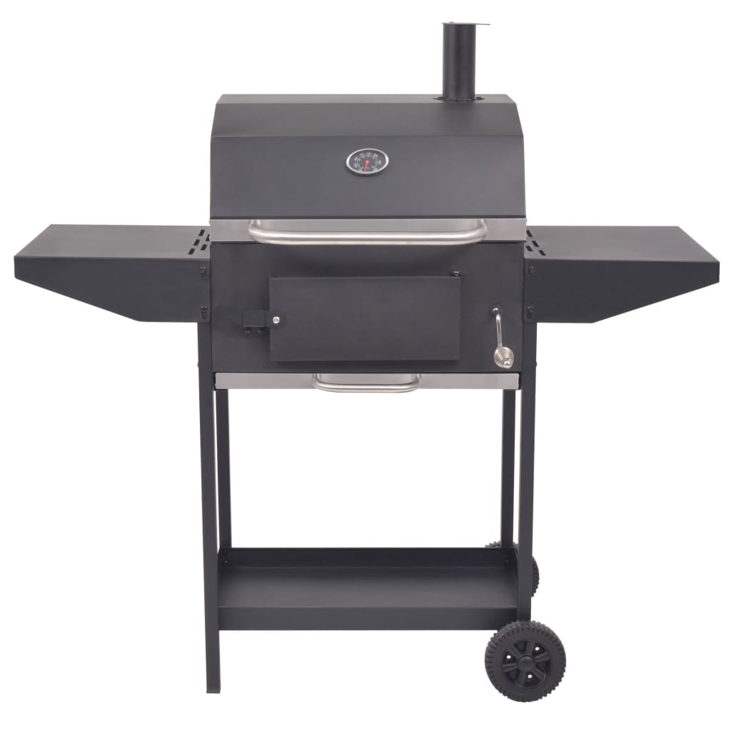 Houtskoolbarbecue met onderplank zwart is nu te koop bij PeponiXL, paradijselijk wonen!