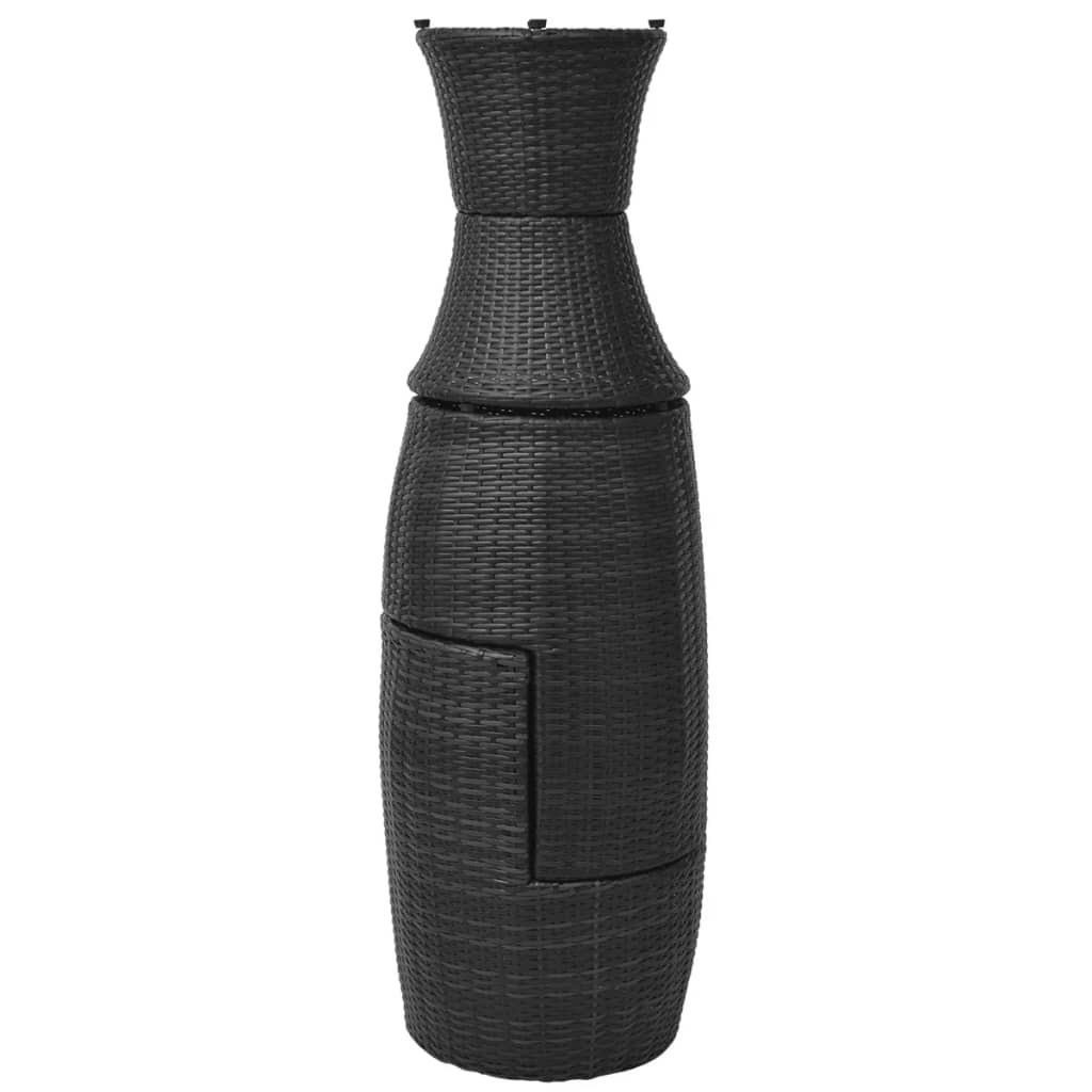 3-delige Bistroset met kussens poly rattan zwart is nu te koop bij PeponiXL, paradijselijk wonen!