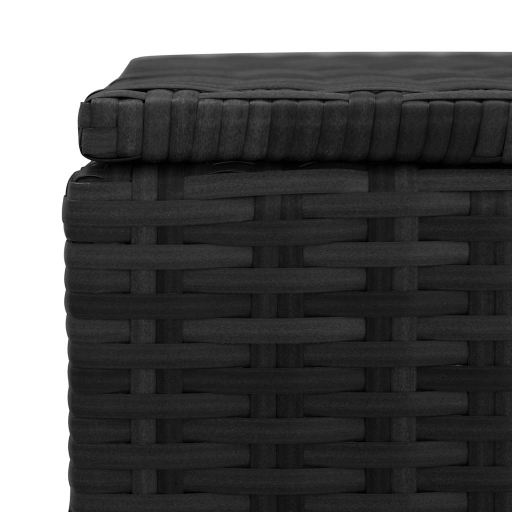 Tuinbox 150x50x60 cm poly rattan zwart is nu te koop bij PeponiXL, paradijselijk wonen!