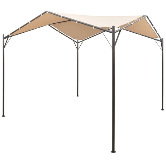Prieel 4x4 m staal beige is nu te koop bij PeponiXL, paradijselijk wonen!