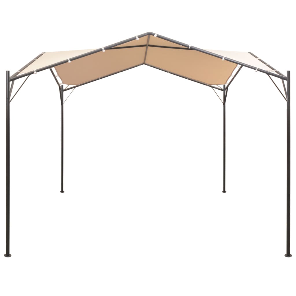 Prieel 4x4 m staal beige is nu te koop bij PeponiXL, paradijselijk wonen!