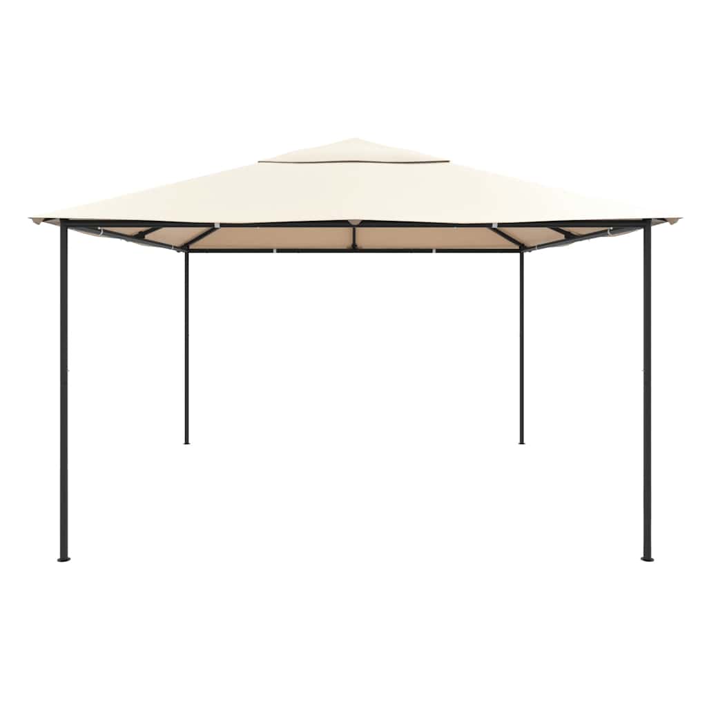 Prieel 4x4 m staal beige