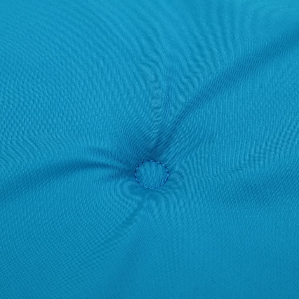 Tuinstoelkussens 2 st hoge rug 120x50x3 cm stof blauw is nu te koop bij PeponiXL, paradijselijk wonen!