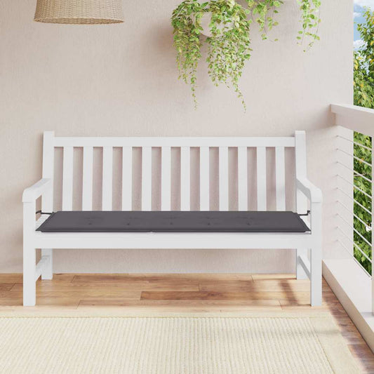 Tuinbankkussen 150x50x3 cm oxford stof antracietkleurig is nu te koop bij PeponiXL, paradijselijk wonen!
