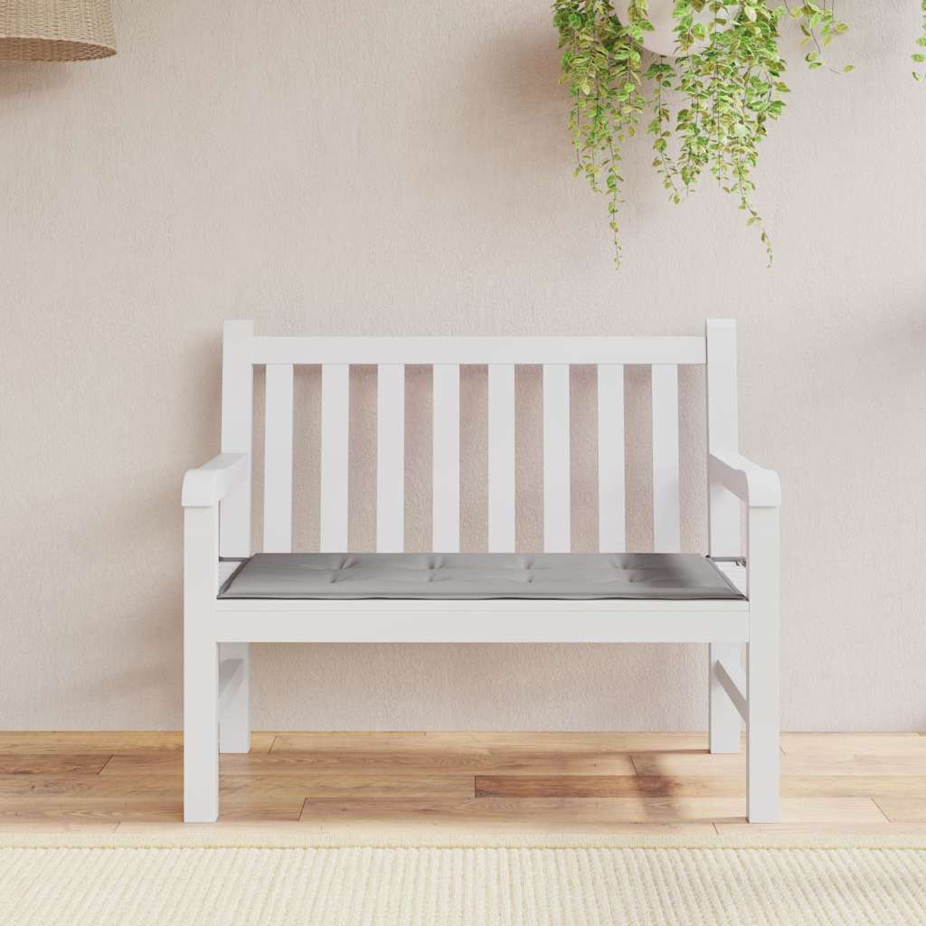 Tuinbankkussen 120x50x4 cm oxford stof grijs is nu te koop bij PeponiXL, paradijselijk wonen!
