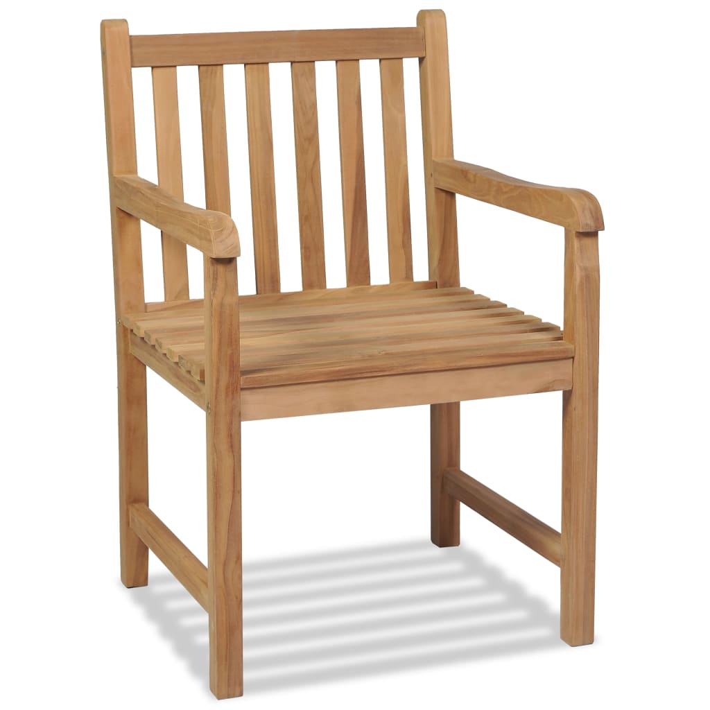 Tuinstoelen 2 st massief teakhout is nu te koop bij PeponiXL, paradijselijk wonen!