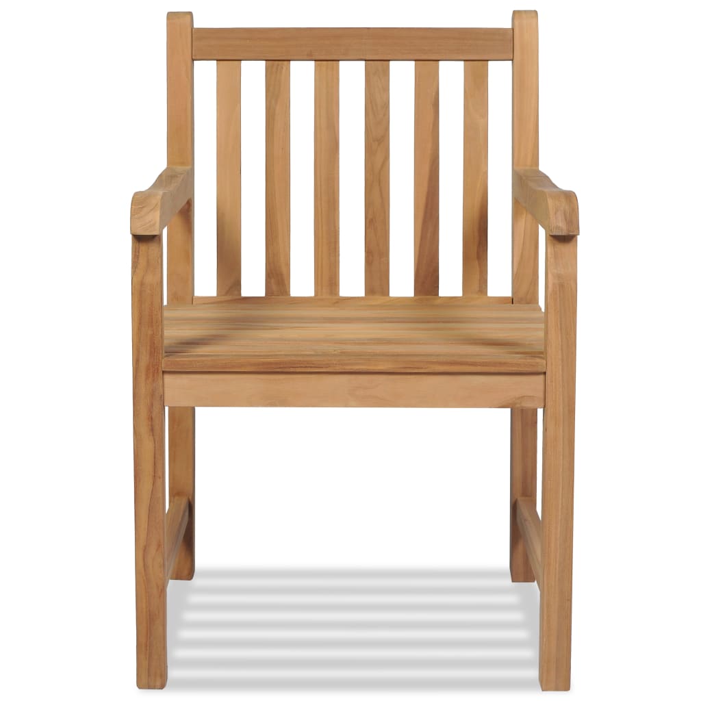 Tuinstoelen 2 st massief teakhout is nu te koop bij PeponiXL, paradijselijk wonen!