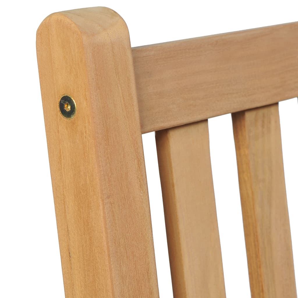 Tuinstoelen 2 st massief teakhout is nu te koop bij PeponiXL, paradijselijk wonen!