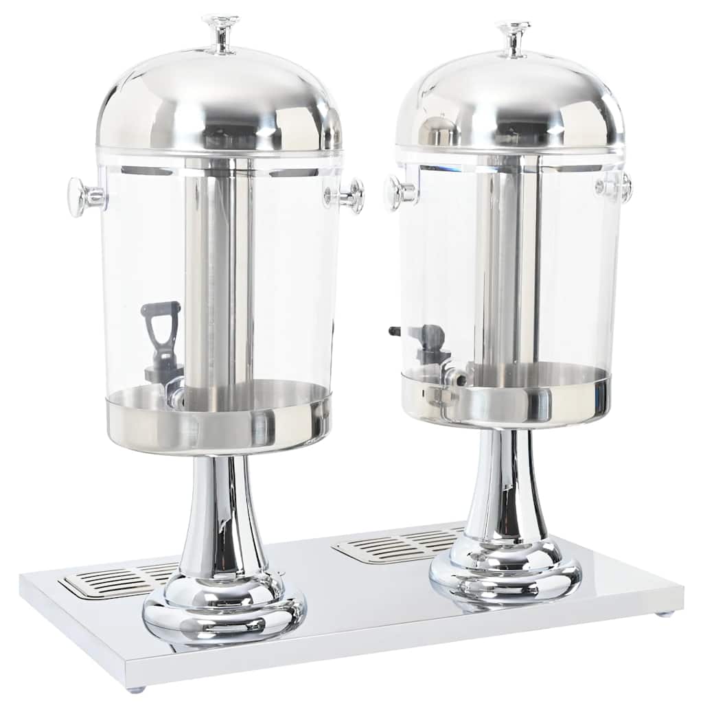 Dubbele sapdispenser roestvrij staal 2x8 L is nu te koop bij PeponiXL, paradijselijk wonen!