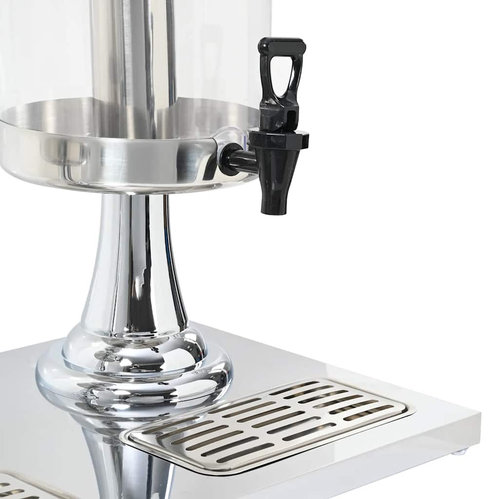 Dubbele sapdispenser roestvrij staal 2x8 L is nu te koop bij PeponiXL, paradijselijk wonen!