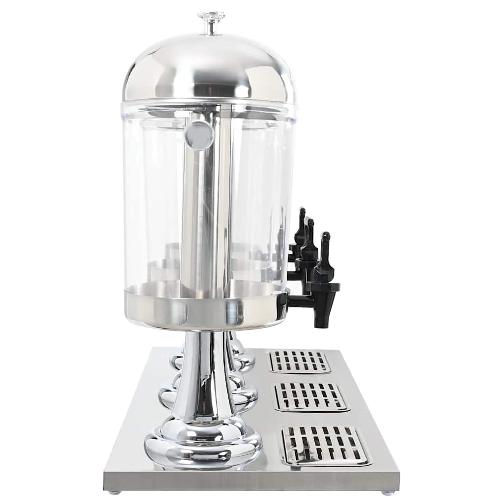 Drievoudige sapdispenser roestvrij staal 3x8 L is nu te koop bij PeponiXL, paradijselijk wonen!