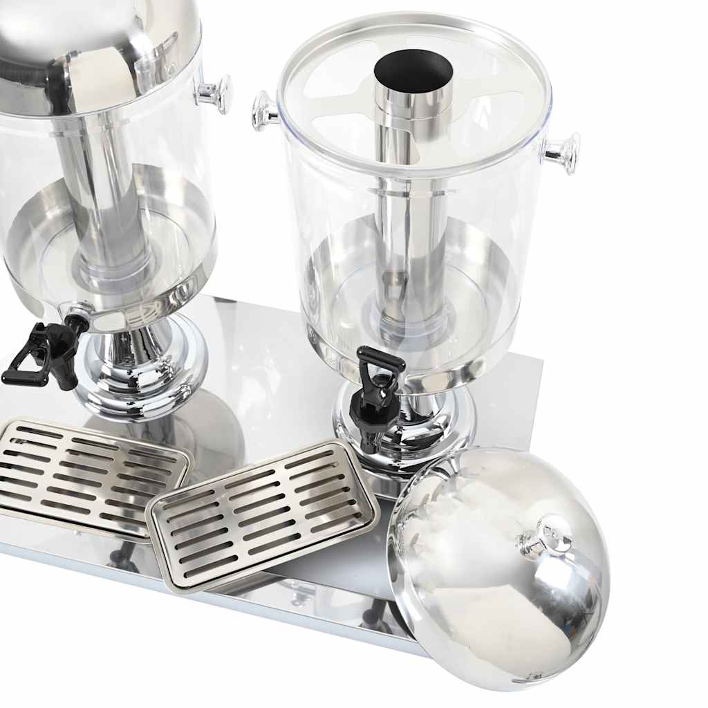 Drievoudige sapdispenser roestvrij staal 3x8 L is nu te koop bij PeponiXL, paradijselijk wonen!
