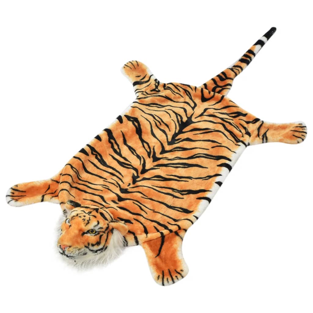 Tijgervloerkleed pluche 144 cm bruin is nu te koop bij PeponiXL, paradijselijk wonen!