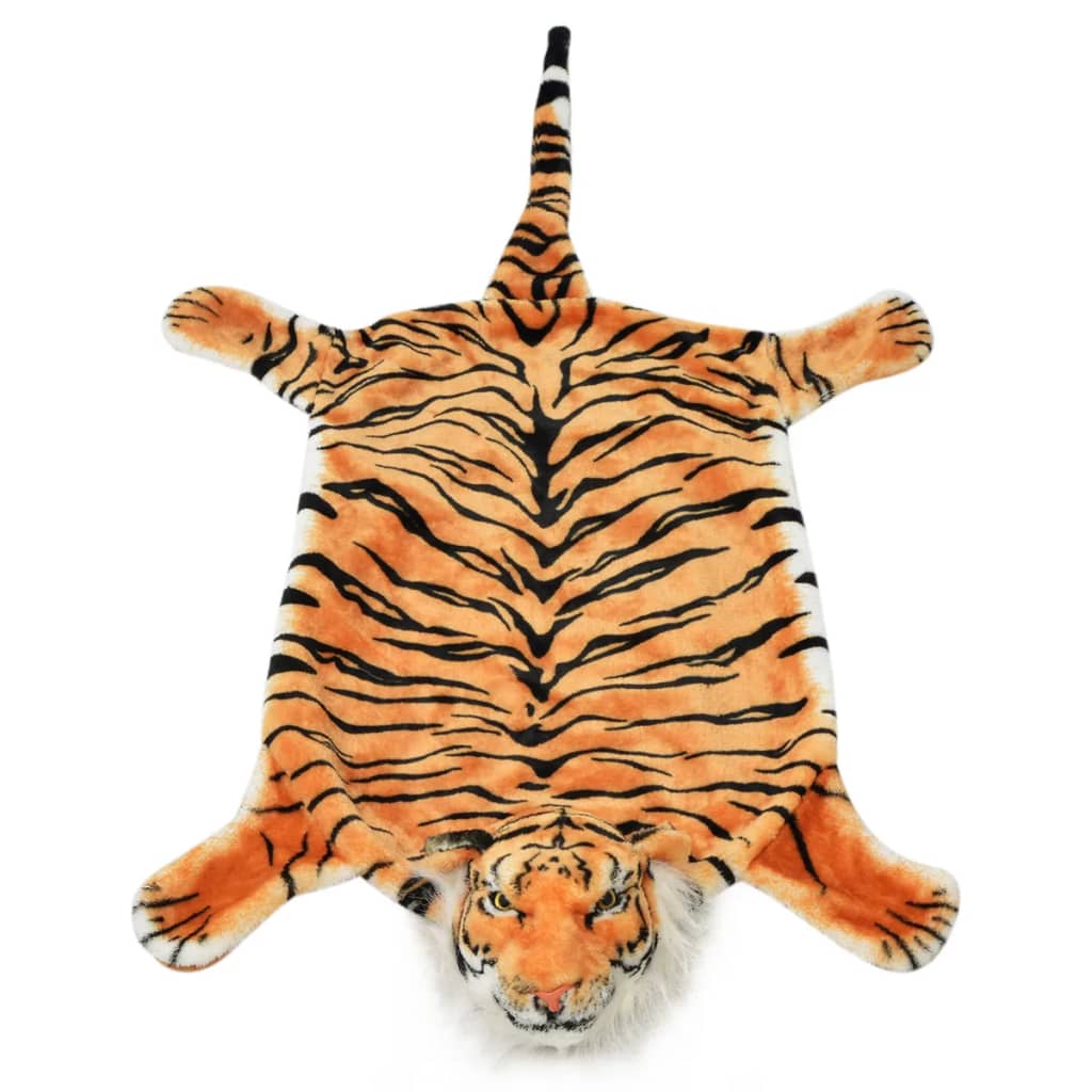 Tijgervloerkleed pluche 144 cm bruin is nu te koop bij PeponiXL, paradijselijk wonen!
