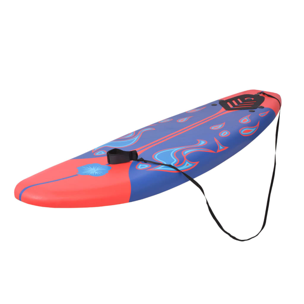 Surfplank 170 cm blauw en rood is nu te koop bij PeponiXL, paradijselijk wonen!