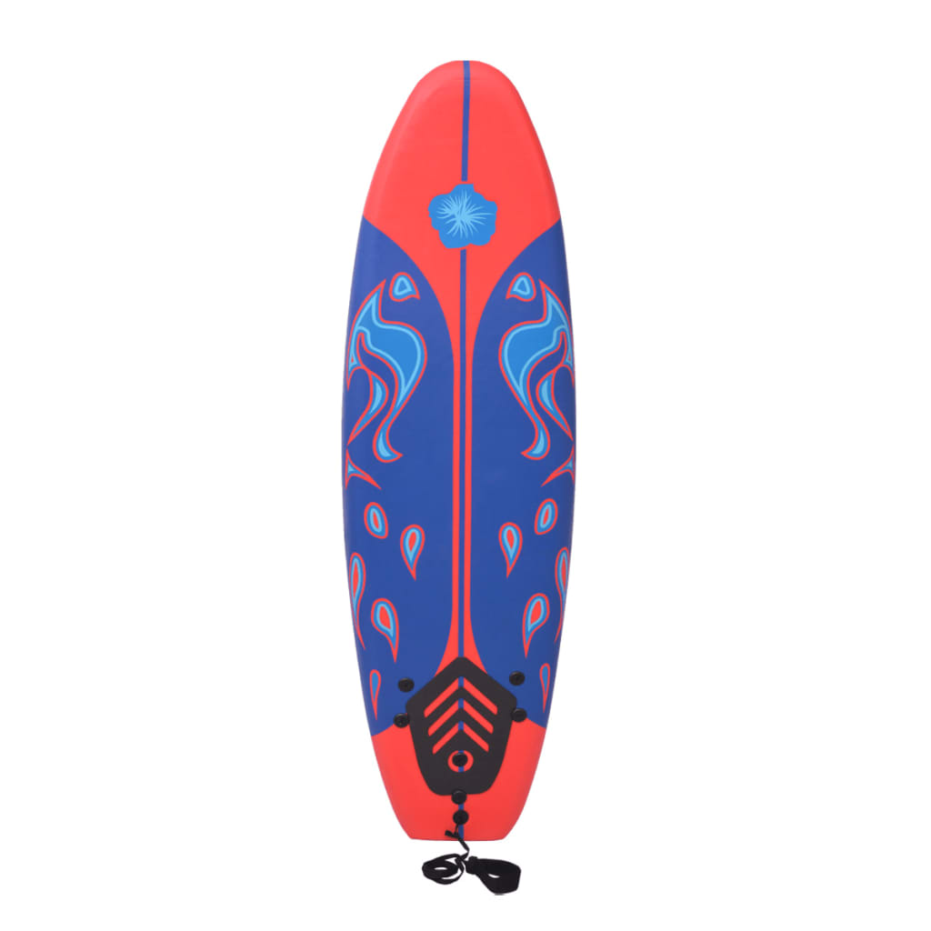Surfplank 170 cm blauw en rood is nu te koop bij PeponiXL, paradijselijk wonen!