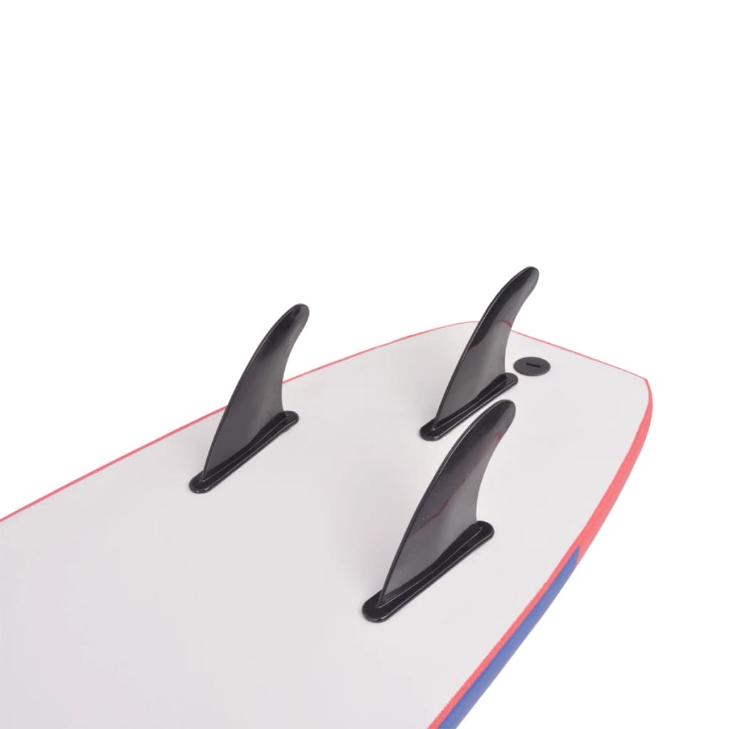 Surfplank 170 cm blauw en rood is nu te koop bij PeponiXL, paradijselijk wonen!
