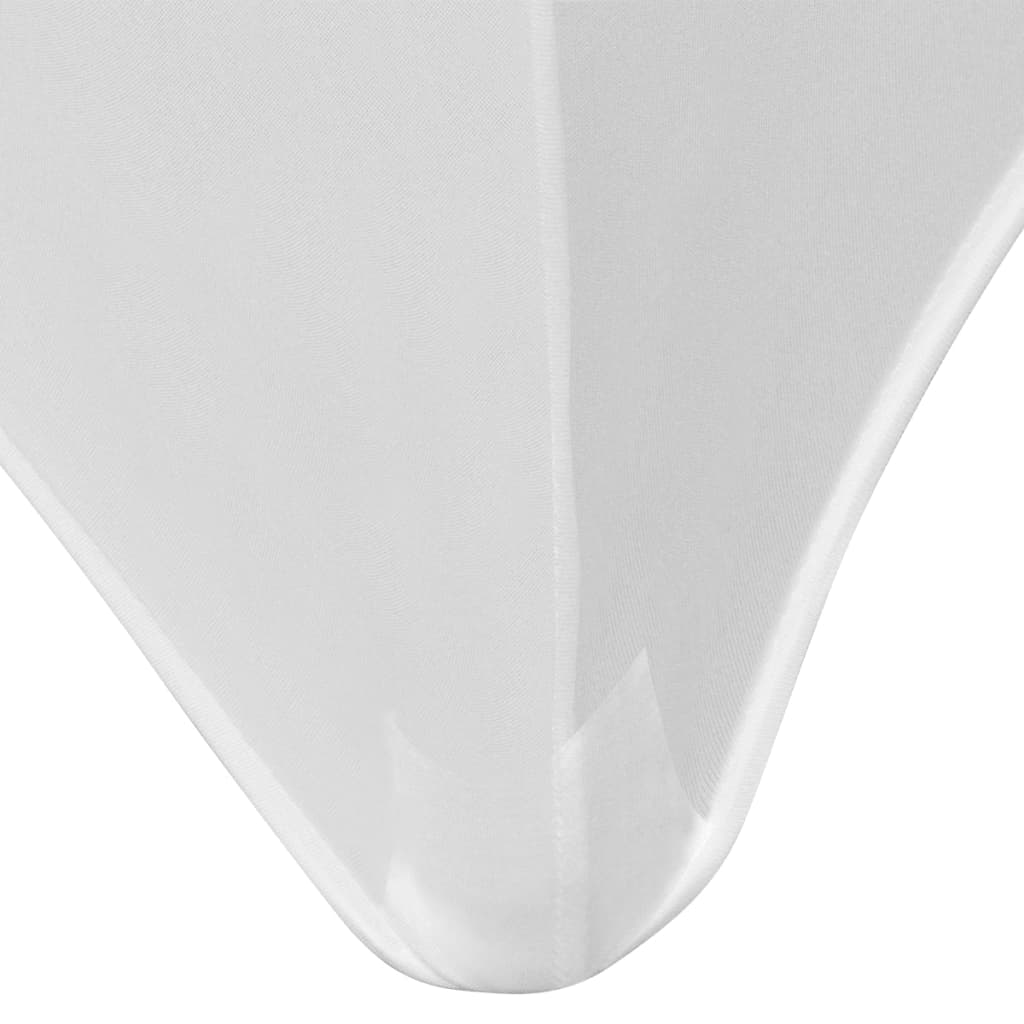 Tafelhoes stretch wit 183x76x74 cm 2 st is nu te koop bij PeponiXL, paradijselijk wonen!
