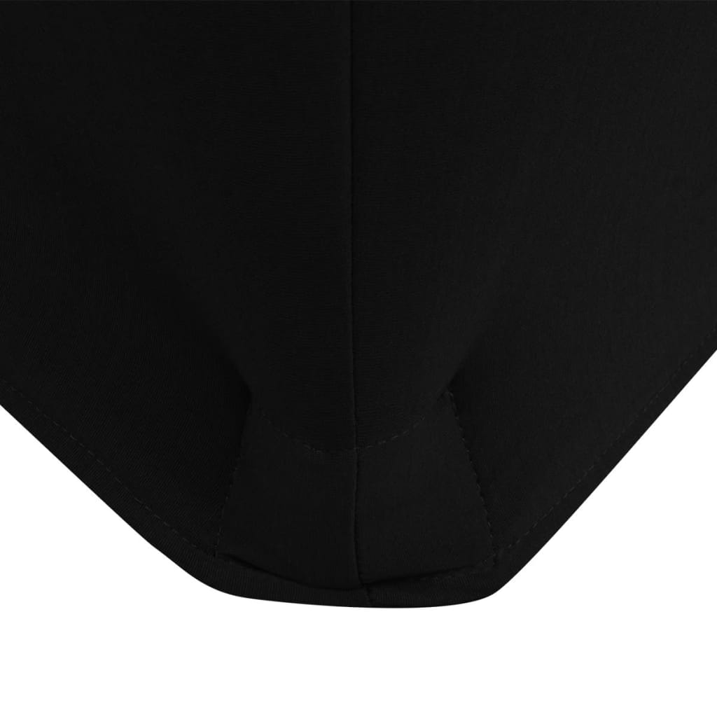 Tafelhoes stretch zwart 243x76x74 cm 2 st is nu te koop bij PeponiXL, paradijselijk wonen!