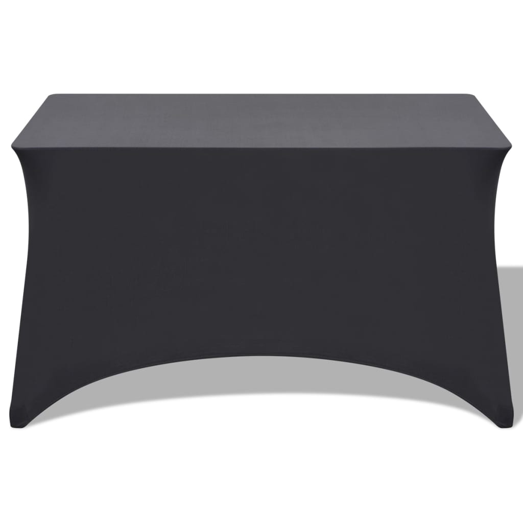 Tafelhoes stretch antraciet 183x76x74 cm 2 st is nu te koop bij PeponiXL, paradijselijk wonen!