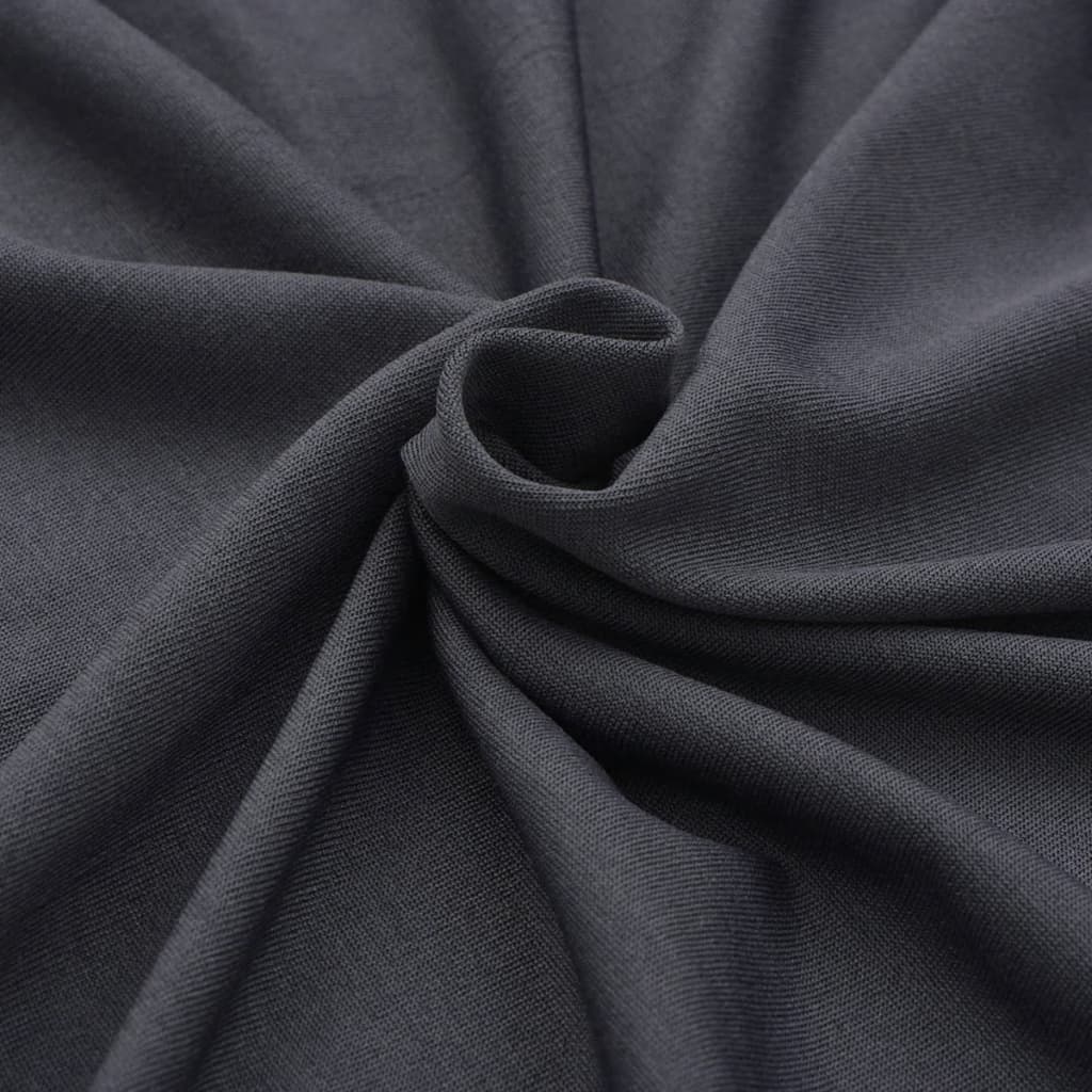 Tafelhoes stretch antraciet 183x76x74 cm 2 st is nu te koop bij PeponiXL, paradijselijk wonen!