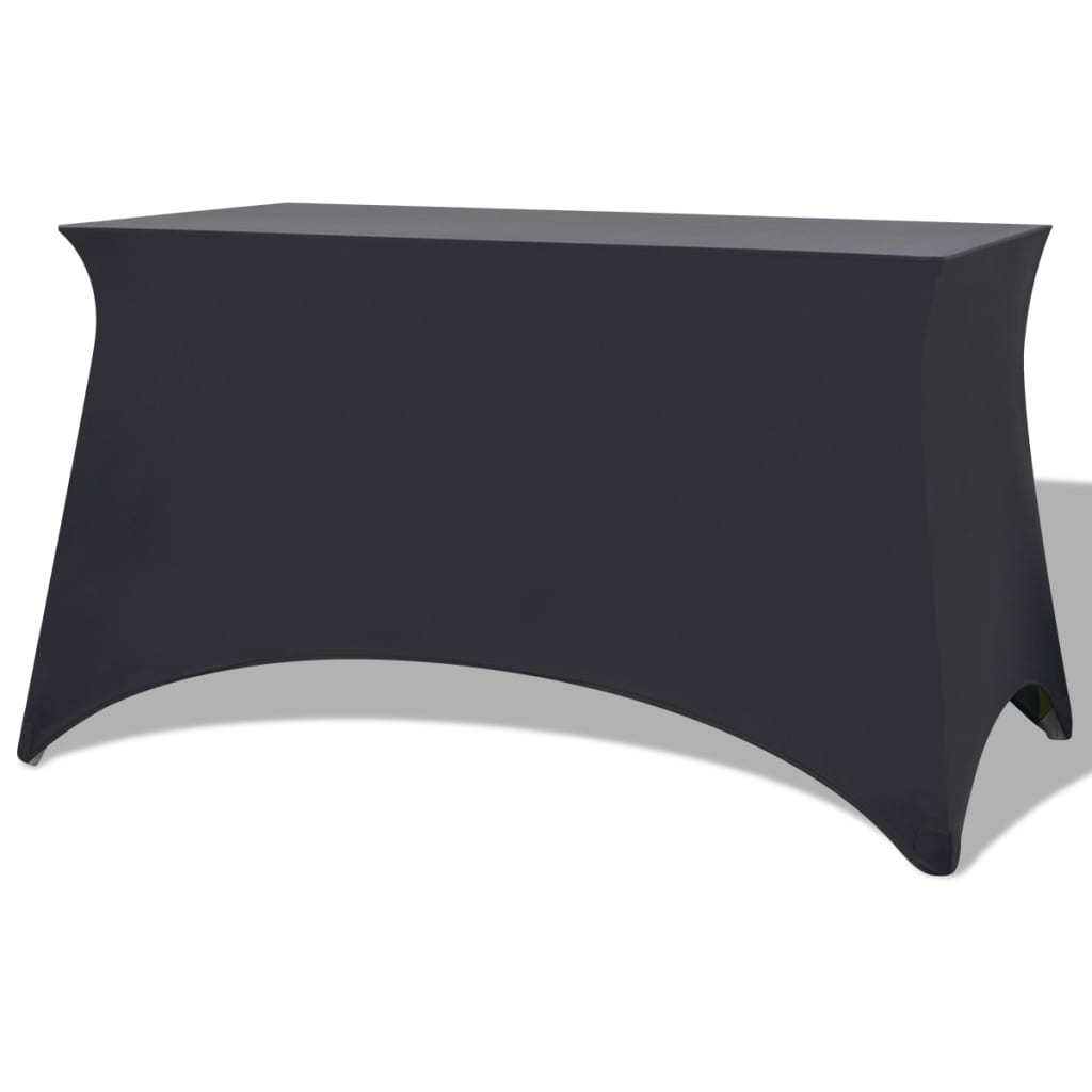 Tafelhoes stretch antraciet 243x76x74 cm 2 st is nu te koop bij PeponiXL, paradijselijk wonen!