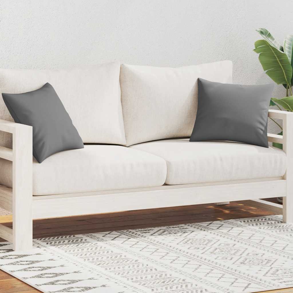 Buitenkussens 45x45 cm grijs 2 st is nu te koop bij PeponiXL, paradijselijk wonen!