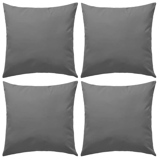 Buitenkussens 45x45 cm grijs 4 st is nu te koop bij PeponiXL, paradijselijk wonen!