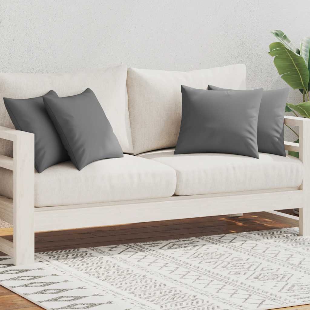 Buitenkussens 45x45 cm grijs 4 st is nu te koop bij PeponiXL, paradijselijk wonen!