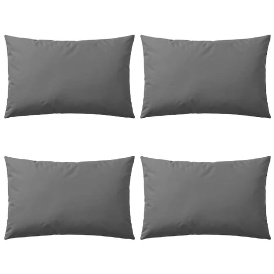 Buitenkussens 60x40 cm grijs 4 st is nu te koop bij PeponiXL, paradijselijk wonen!
