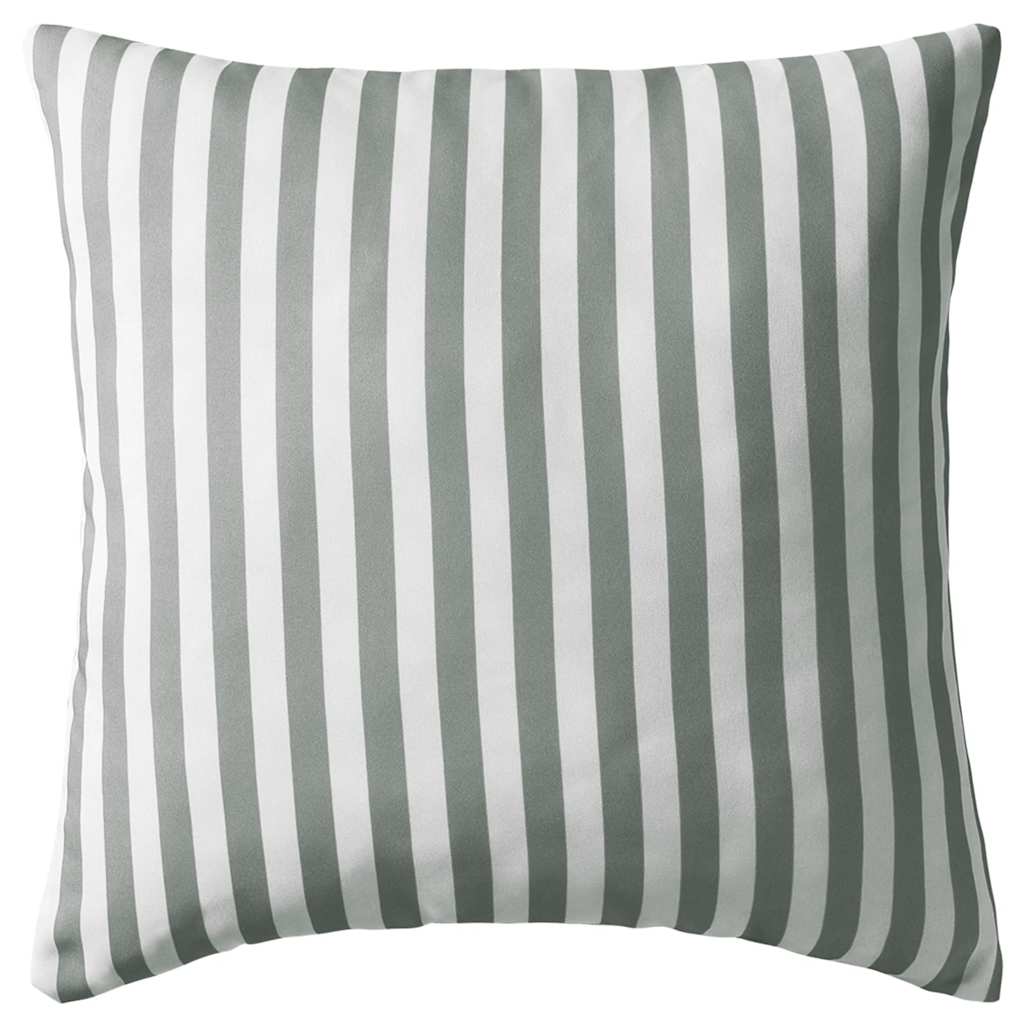 Buitenkussens 45x45 cm gestreept grijs 4 st is nu te koop bij PeponiXL, paradijselijk wonen!