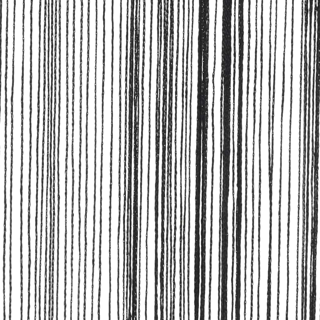 Draadgordijnen 2 st 100x250 cm zwart is nu te koop bij PeponiXL, paradijselijk wonen!