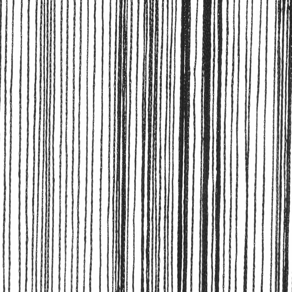 Draadgordijnen 2 st 140x250 cm zwart is nu te koop bij PeponiXL, paradijselijk wonen!