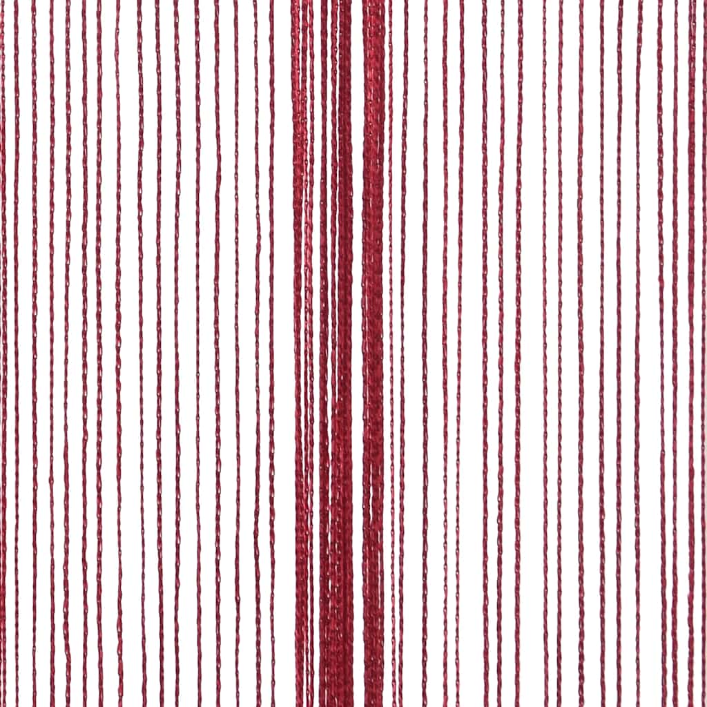 Dradengordijnen 100x250 cm wijnrood 2 st is nu te koop bij PeponiXL, paradijselijk wonen!