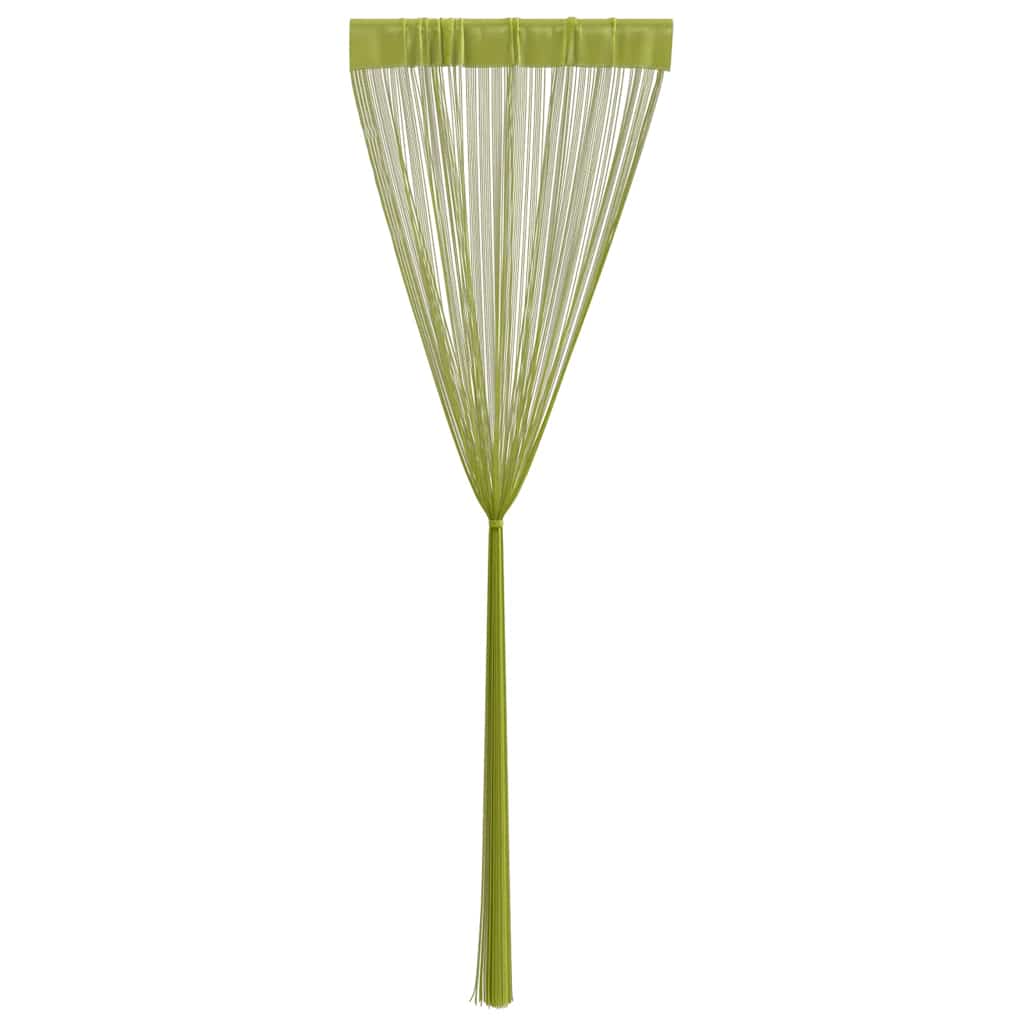 Draadgordijnen 140x250 cm groen 2 st is nu te koop bij PeponiXL, paradijselijk wonen!