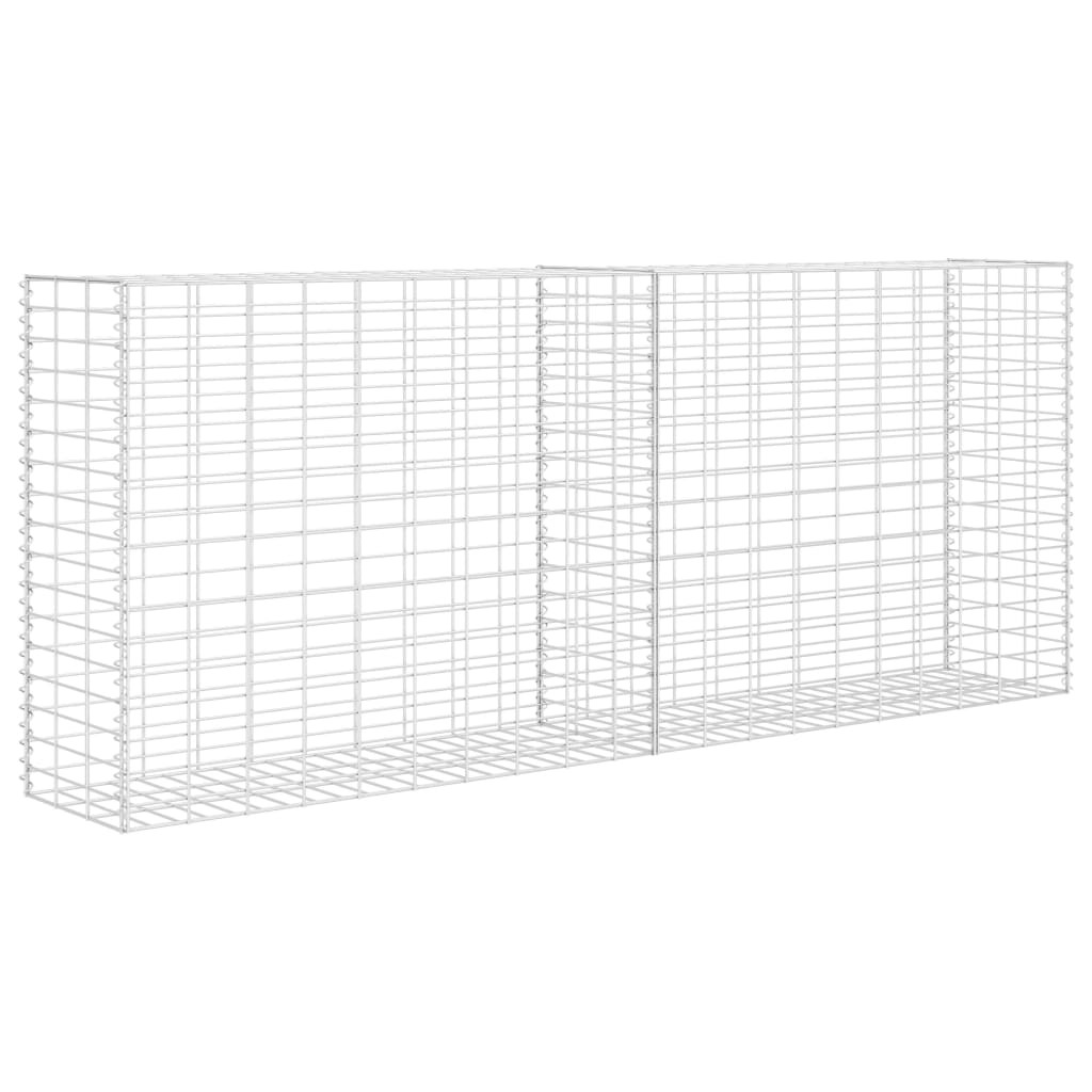 Schanskorf 85x30x200 cm gegalvaniseerd staal is nu te koop bij PeponiXL, paradijselijk wonen!