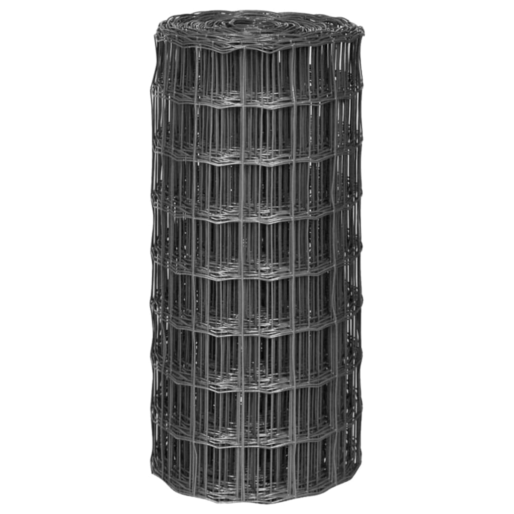 Euro hek 10x0,8 m staal grijs is nu te koop bij PeponiXL, paradijselijk wonen!