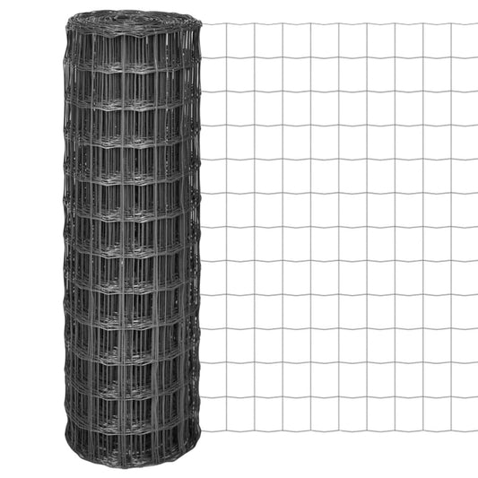 Euro hek 25x1,2 m staal grijs is nu te koop bij PeponiXL, paradijselijk wonen!