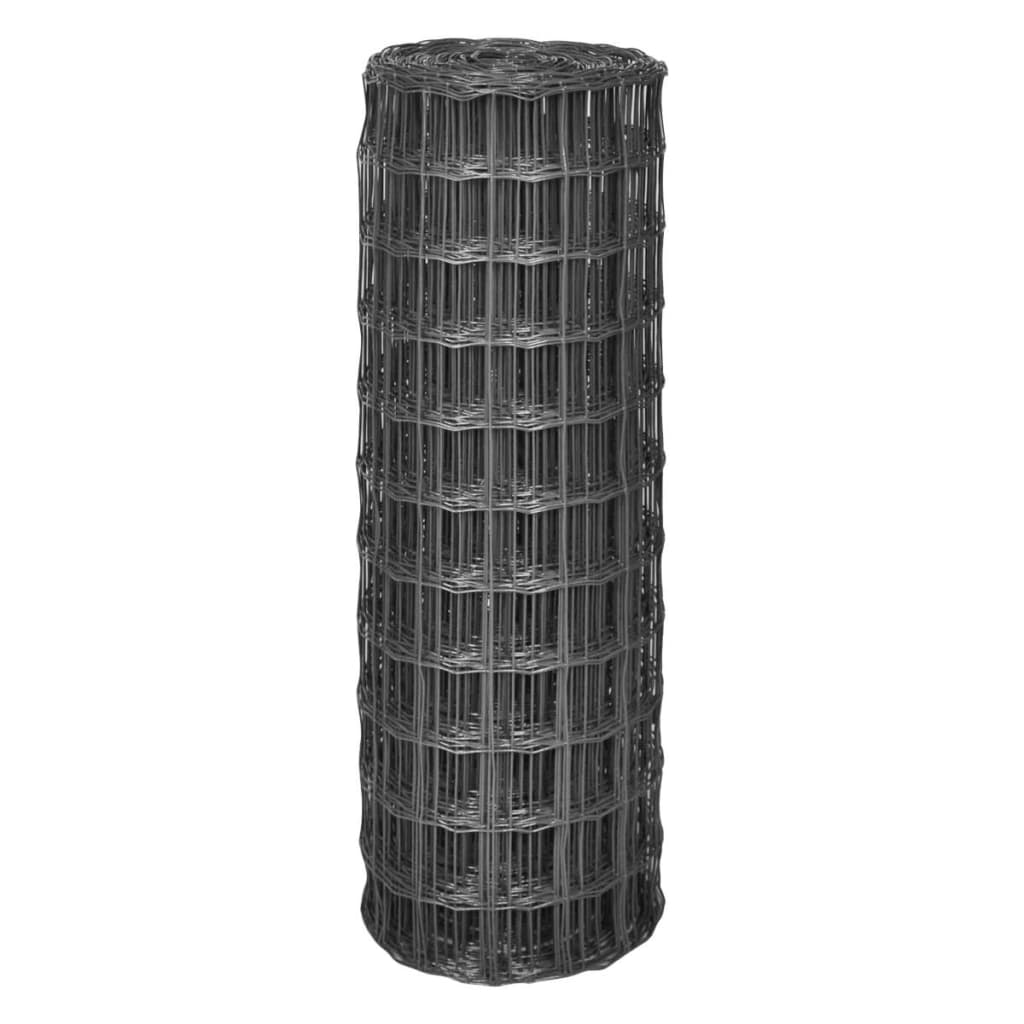 Euro hek 10x0,8 m staal grijs is nu te koop bij PeponiXL, paradijselijk wonen!
