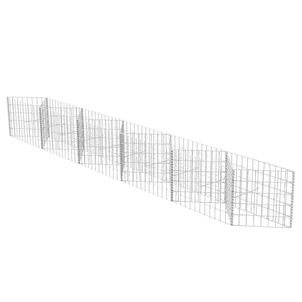 Gabion mand 300x30x50 cm gegalvaniseerd staal is nu te koop bij PeponiXL, paradijselijk wonen!