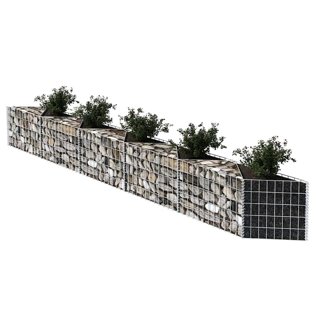 Gabion mand 300x30x50 cm gegalvaniseerd staal is nu te koop bij PeponiXL, paradijselijk wonen!