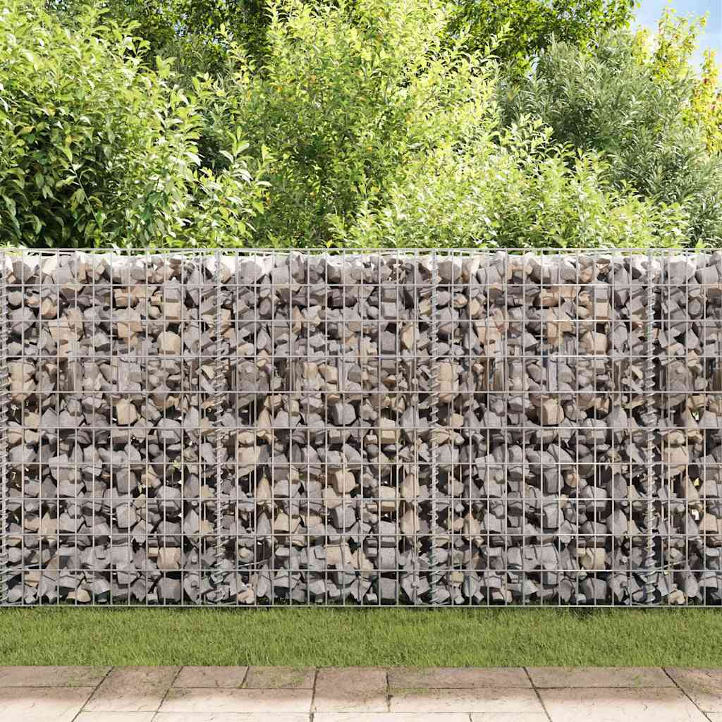 Gabion mand 120x30x50 cm gegalvaniseerd staal is nu te koop bij PeponiXL, paradijselijk wonen!