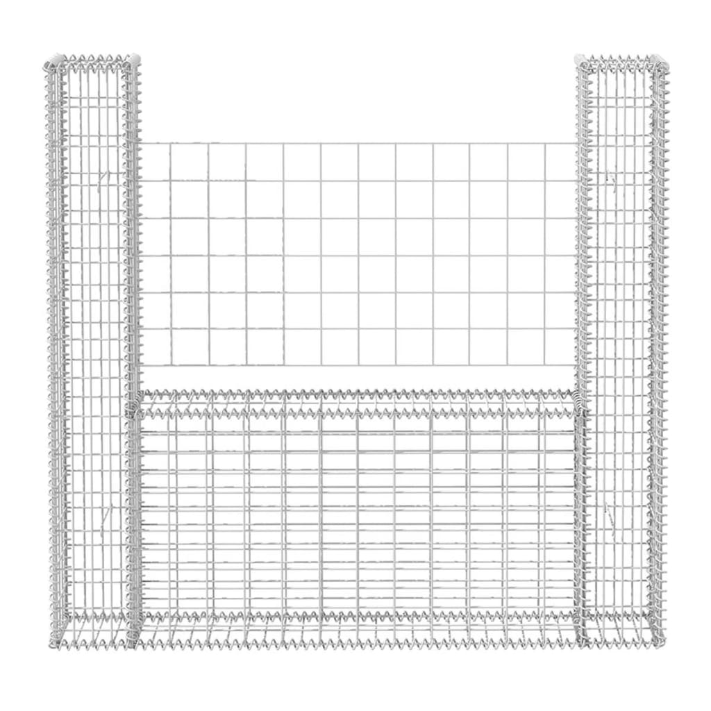 Gabion mand U-vormig 160x20x150 cm staal is nu te koop bij PeponiXL, paradijselijk wonen!