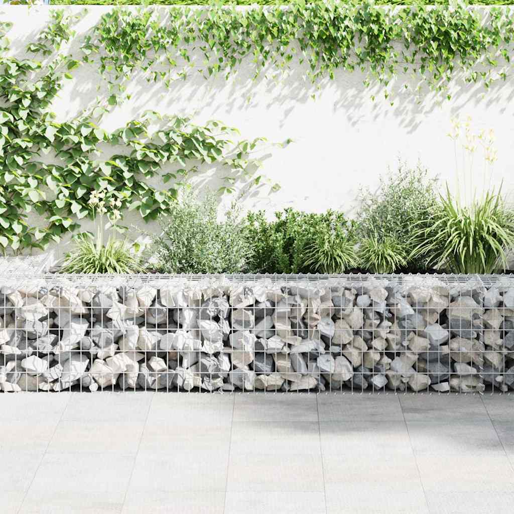 Gabion mand 100x50x50 cm gegalvaniseerd staal is nu te koop bij PeponiXL, paradijselijk wonen!
