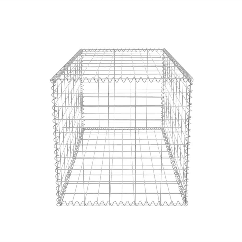 Gabion mand 100x50x50 cm gegalvaniseerd staal is nu te koop bij PeponiXL, paradijselijk wonen!