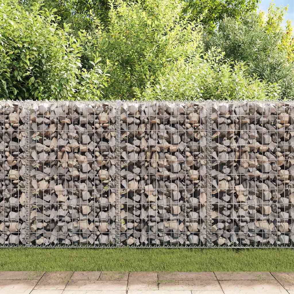 Gabion mand 100x50x100 cm gegalvaniseerd staal is nu te koop bij PeponiXL, paradijselijk wonen!