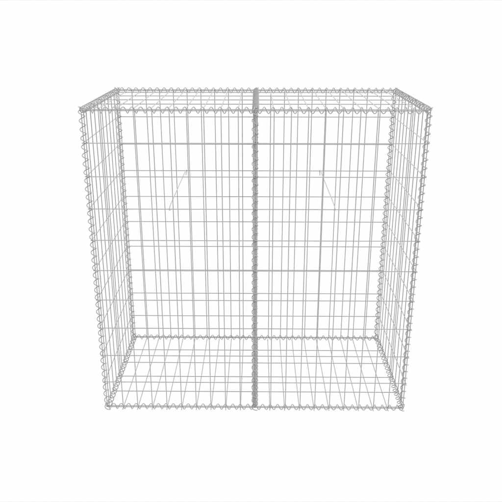 Gabion mand 100x50x100 cm gegalvaniseerd staal is nu te koop bij PeponiXL, paradijselijk wonen!