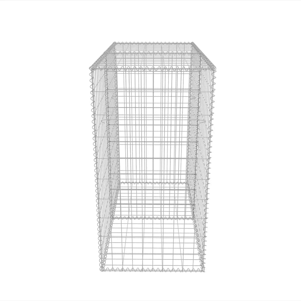 Gabion mand 100x50x100 cm gegalvaniseerd staal is nu te koop bij PeponiXL, paradijselijk wonen!