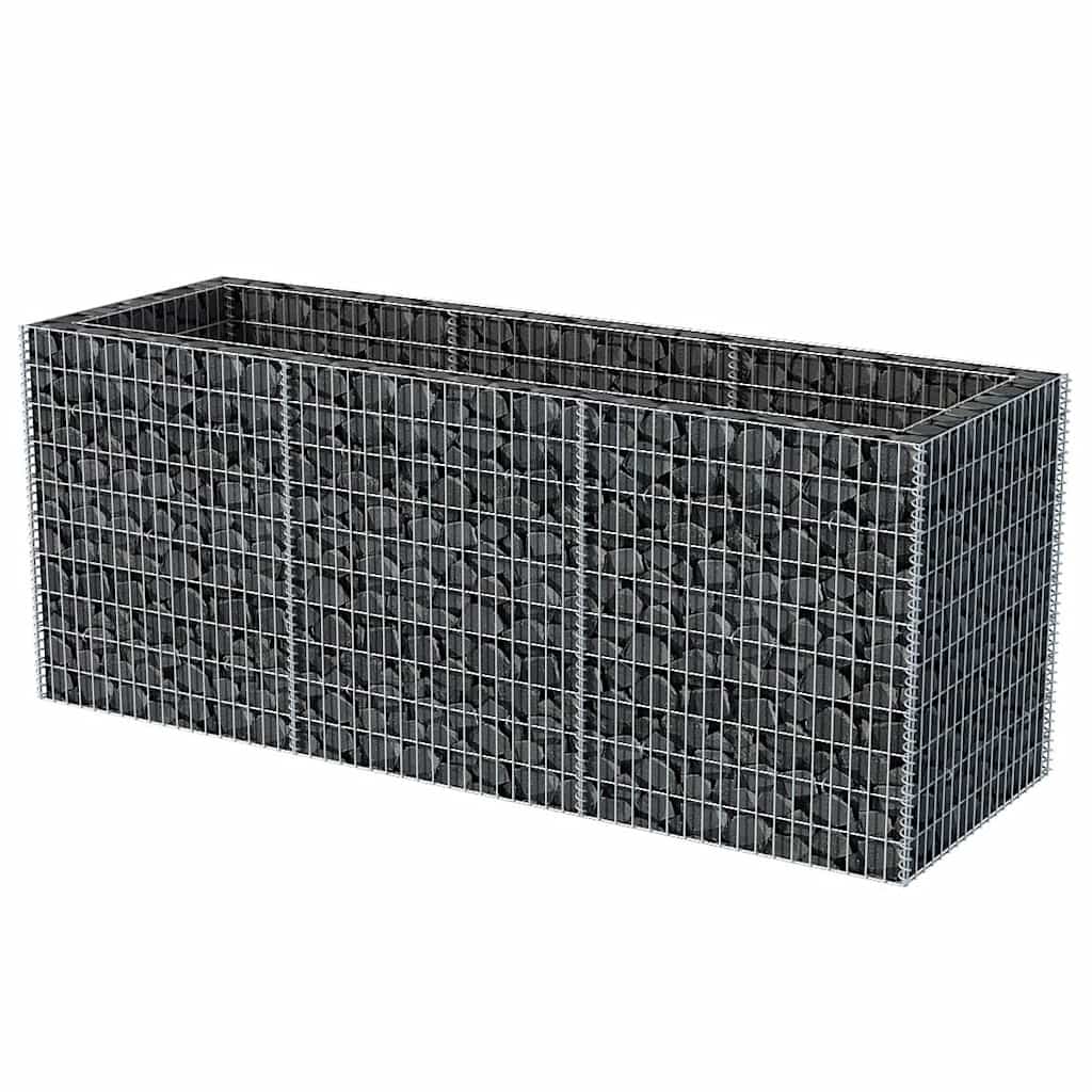 Gabion plantenbak verhoogd 270x90x100 cm staal is nu te koop bij PeponiXL, paradijselijk wonen!